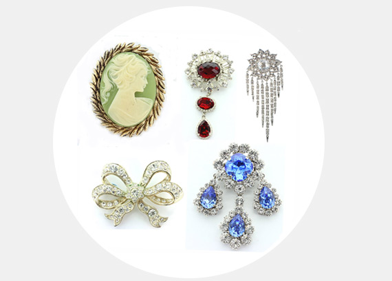 Stage Jewellery Brooches